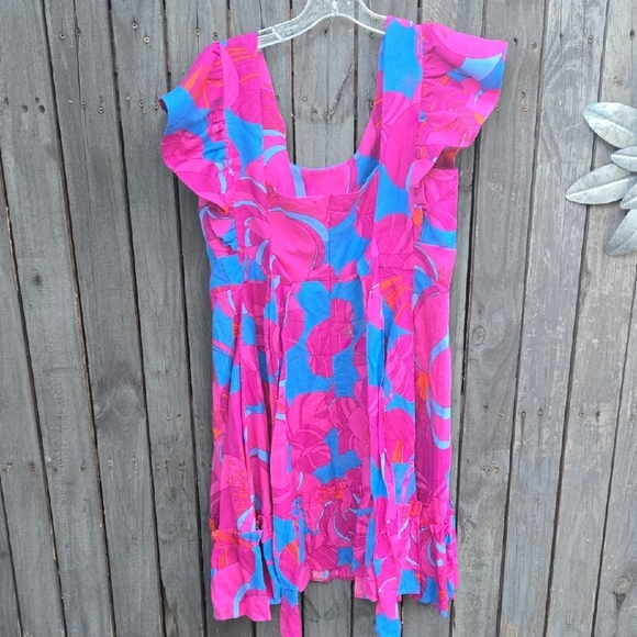 TUCKERNUCK X CAMERAN EUBANKS WIMBERLY Wild Azalea Edisto Dress - Picture 5 of 9